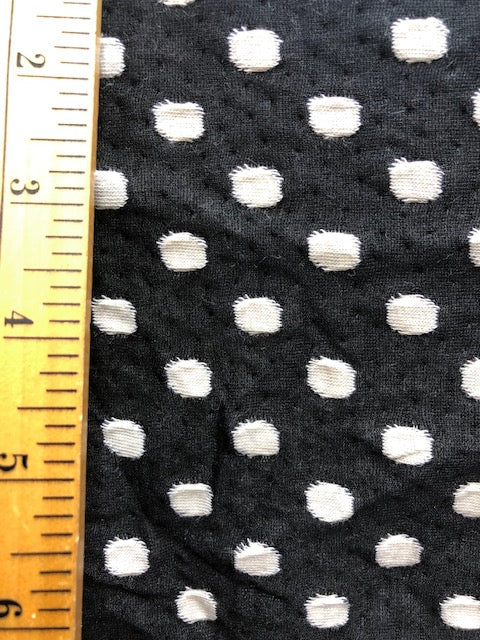 DOT JACQUARD KNIT FABRIC