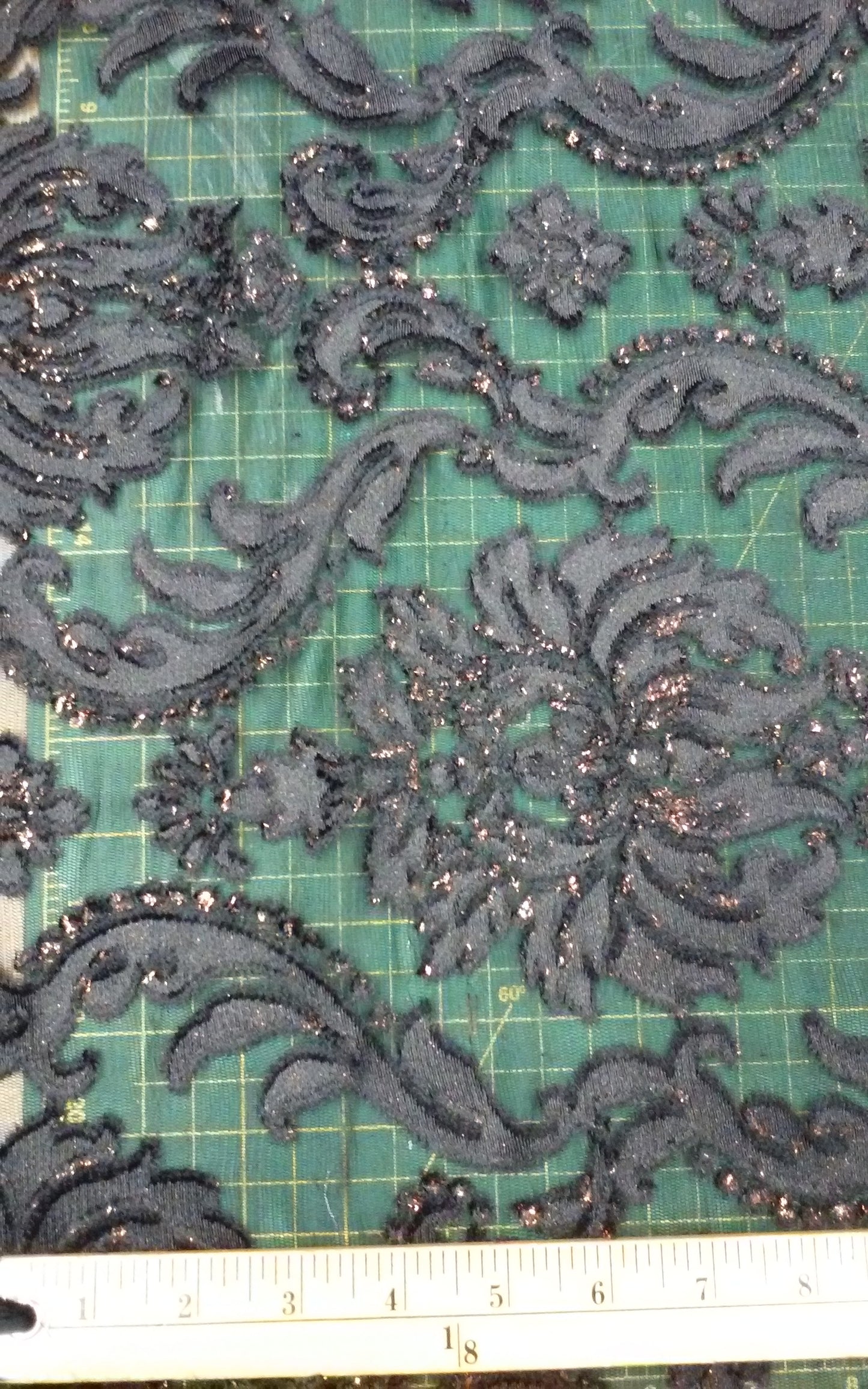 FOIL JACQUARD KNIT FABRIC