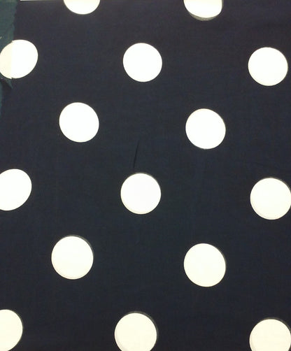 CHIFFON FABRIC ALLOVER DOT PRINT