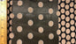 CHIFFON SATIN BURNOUT, DOT PRINTED FABRIC