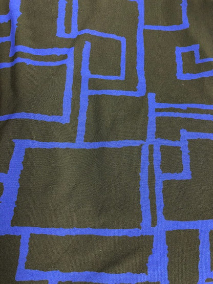 MESH GEOMETRIC KNIT PRINT