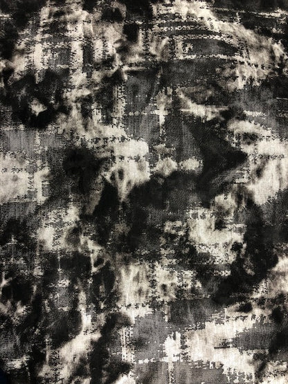 ABSTRACT RAYON BURNOUT FABRIC