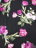 ITY JERSEY FABRIC ALLOVER FLORAL PRINT