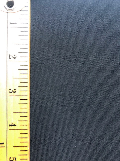 ITY SOFT HEAVY JERSEY BLACK FABRIC