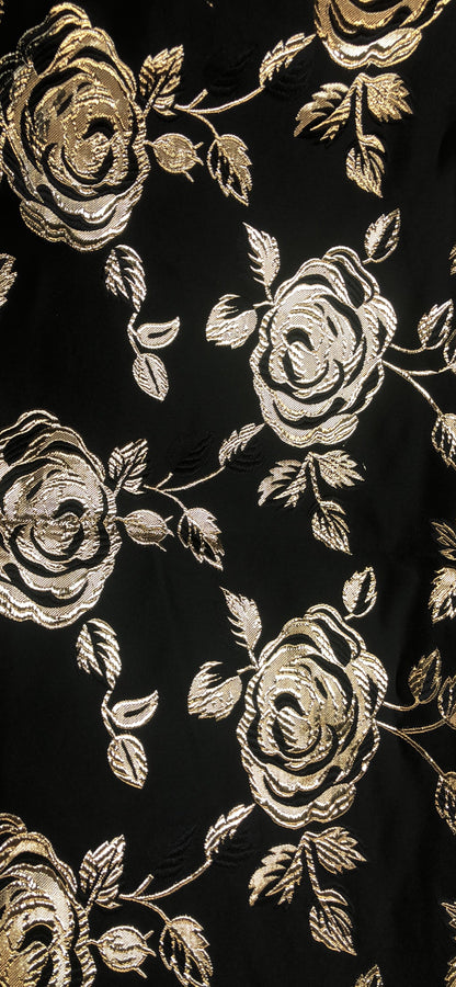 FLORAL JACQUARD WOVEN FABRIC