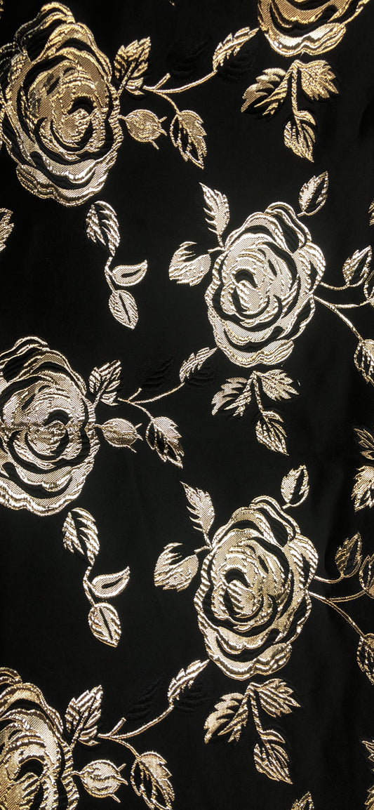 FLORAL JACQUARD WOVEN FABRIC