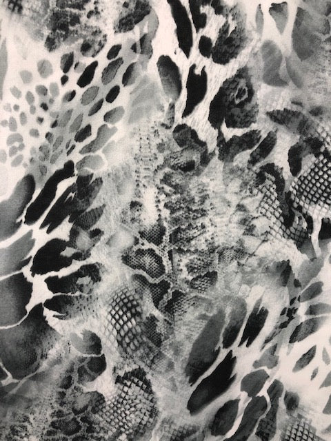 CHIFFON ANIMAL PRINTED FABRIC