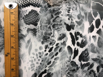 CHIFFON ANIMAL PRINTED FABRIC