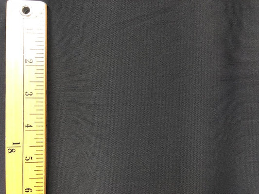 MATTE JERSEY FABRIC BLACK SOLID