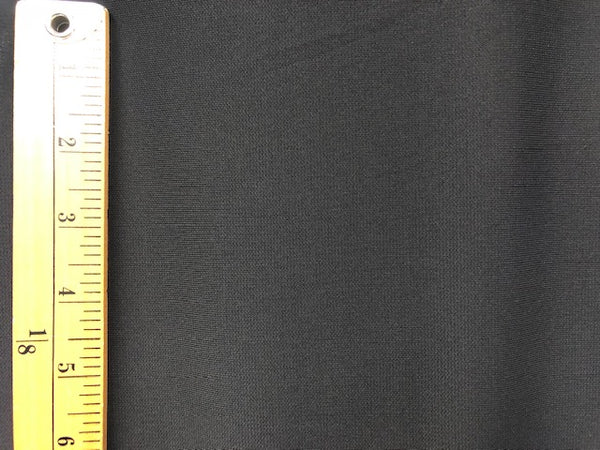MATTE JERSEY FABRIC BLACK SOLID
