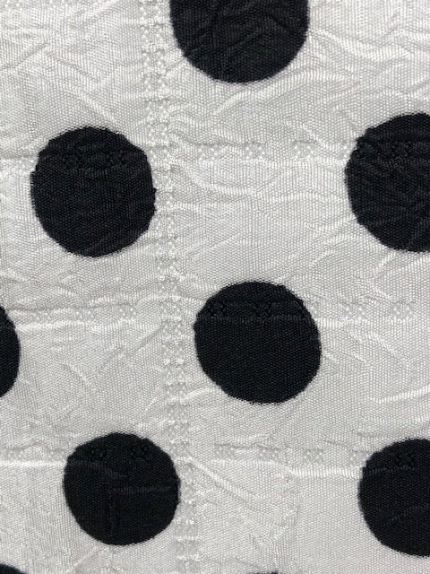 WOVEN FUKURO JACQUARD, DOT PRINTED FABRIC
