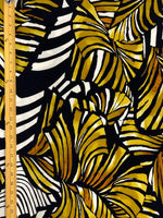ITY JERSEY FABRIC ABSTRACT ANIMAL PRINT