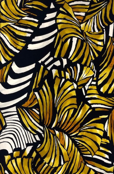 ITY JERSEY FABRIC ABSTRACT ANIMAL PRINT