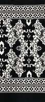 ITY JERSEY FABRIC DOUBLE BORDER PRINT
