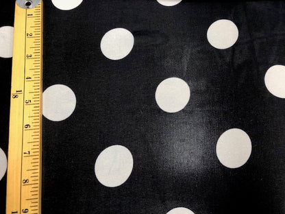 CHIFFON FABRIC ALLOVER DOT PRINT