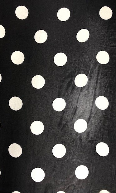 CHIFFON FABRIC ALLOVER DOT PRINT