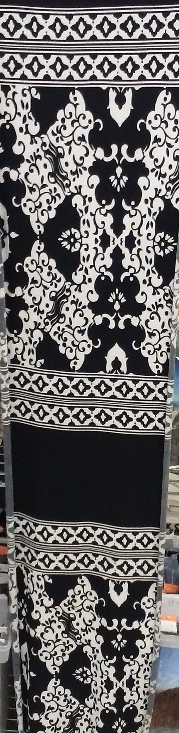 ITY JERSEY FABRIC DOUBLE BORDER PRINT