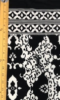 ITY JERSEY FABRIC DOUBLE BORDER PRINT